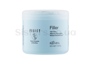 Маска-філлер для волосся з кератином і гіалуроновою кислотою KAARAL Purify Filler Mask 500 мл - Фото