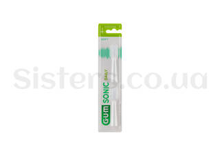 Змінна насадка для електричної зубної щітки GUM Sonic Daily White 2 шт - Фото