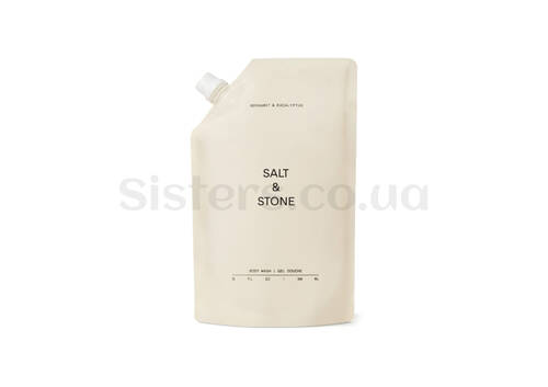 Антиоксидантний гель для душу SALT&STONE Bergamot & Eucalyptus Body Wash Hydrating Gel Cleanser Reffil 946 мл - Фото