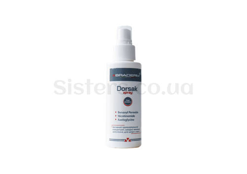 Активний протизапальний спрей для тіла BRADERM Dorsak Spray 100 мл - Фото