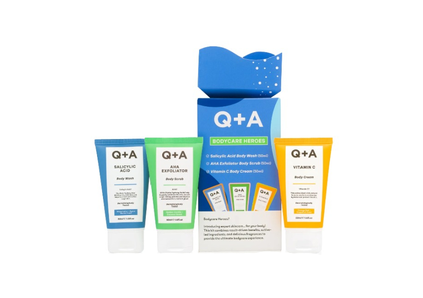 Купити Подарунковий набір для тіла Q+A Bodycare Heroes Gift Set