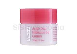 Антиоксидантний крем для обличчя з кислотами BY WISHTREND Acid-Duo Hibiscus 63 Cream 50 мл - Фото