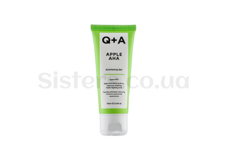 Відлущуючий гель з кислотами для обличчя Q+A Apple AHA Exfoliating Gel 75 мл - Фото