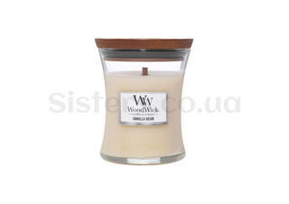 Ароматична свічка з ароматом чистої ванілі WOODWICK Vanilla Bean 85 г - Фото