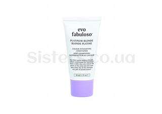 Тонуючий кондиціонер для волосся EVO Fabuloso Platinum Blonde Colour Intensifying Conditioner 30 мл - Фото
