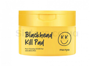 Гидрофильные пэды для очистки кожи MANYO FACTORY Blackhead Pure Cleansing Oil Kill Pad 50 шт - Фото