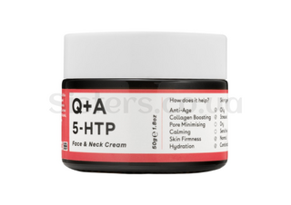 Крем для обличчя та шиї Q+A 5-HTP Face & Neck Cream 50 мл  - Фото