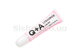 Масло для губ с лакрицей Q+A Liquorice Lip Oil 15 мл - Фото