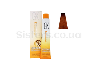 Крем-фарба для волосся з кератином № 7.64 GLOBAL KERATIN Juvexin Cream Color Copper Red Blonde100 мл - Фото