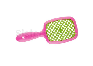Щетка для волос JANEKE Superbrush Pink-Green - Фото