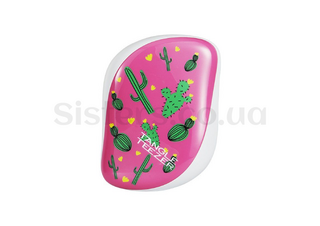 Щетка для волос с крышечкой Tangle Teezer Compact Pink Cactus - Фото