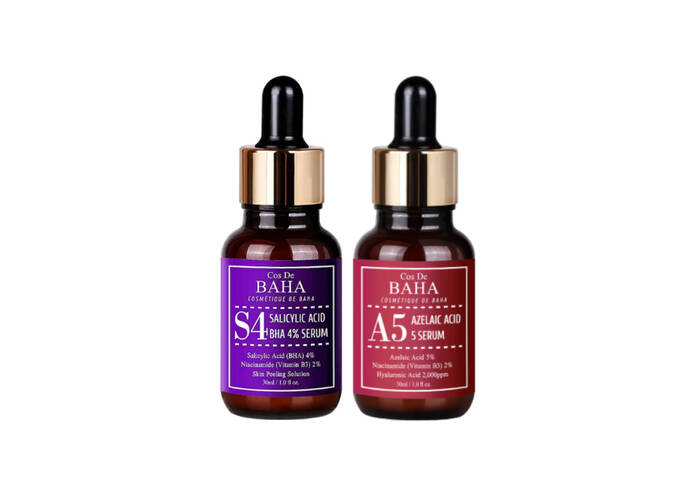 Акційний набір COS DE BAHA Salicylic Acid 4% Serum + Azelaic Acid 5 Serum