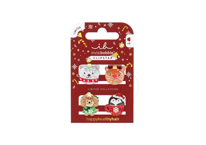 Набір заколок для волосся INVISIBOBBLE Clipstar Kids Sparkle in a Cup 4 шт