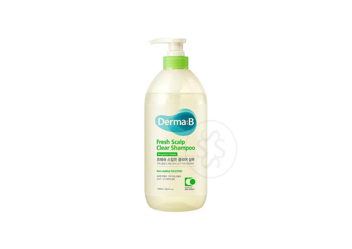 DERMA-B Fresh Scalp Clear Shampoo Bergamot Green 1000 мл
