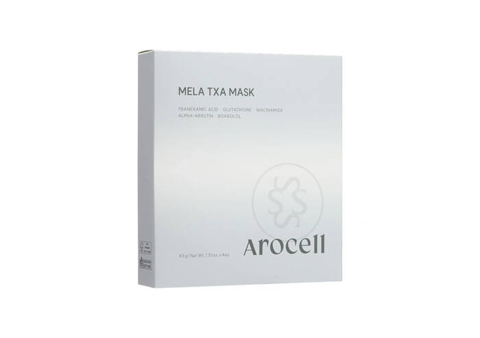 Гідрогелева маска з транексамовою кислотою, глутатіоном та арбутином AROCELL Mela TXA Mask 4 шт