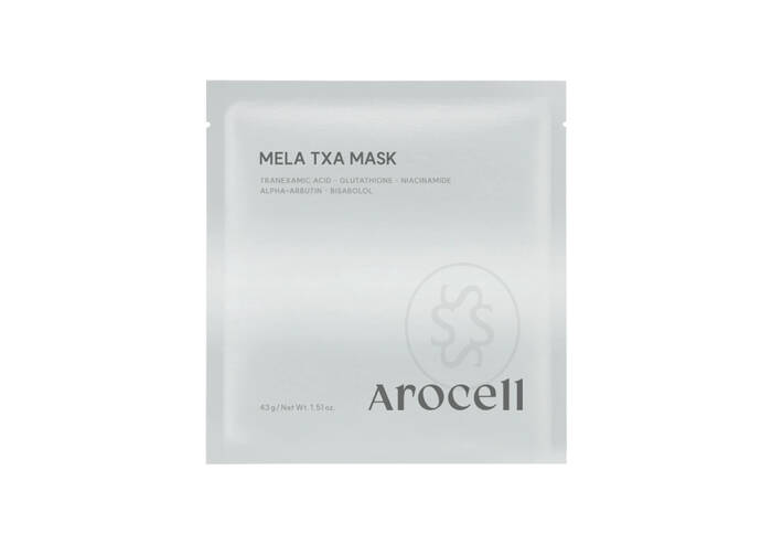 Гідрогелева маска з транексамовою кислотою, глутатіоном та арбутином AROCELL Mela TXA Mask 1 шт