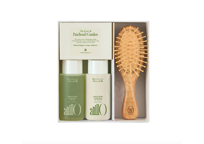 ANILLO Patchouli Garden Damage Repair Hair and Brush Set