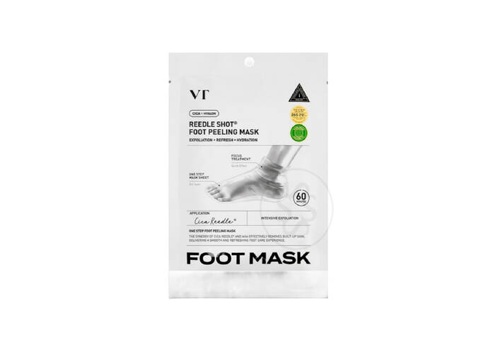 Пілінг-маска для ніг з AHA-кислотами і мікроголками VT COSMETICS Reedle Shot Foot Peeling Mask