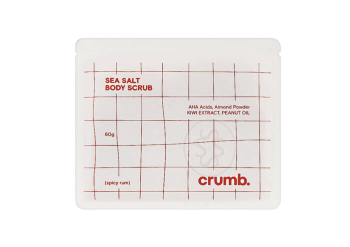 Сольовий скраб для тіла з AHA-кислотами CRUMB Spicy Rum 1 саше х 60 г