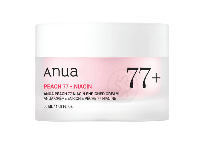 Зволожувальний крем з екстрактом персика та ніацинамідом ANUA Peach 77% Niacin Enriched Cream 50 мл