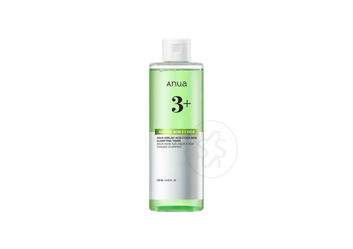 Тонер з азелаїновою кислотою та центелою азіатською  ANUA Azelaic Acid 3 Cica Skin Clarifying Toner 250 мл