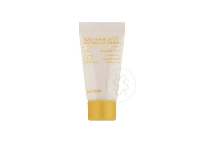 Освітлювальний сонцезахисний крем CELIMAX Pore+Dark Spot Brightening Care Sunscreen 10 мл