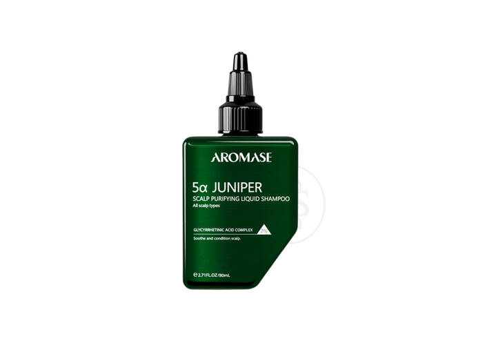 Рідкий пілінг-шампунь для шкіри голови  AROMASE 5α Juniper Scalp Purifying Liquid Shampoo 80 мл