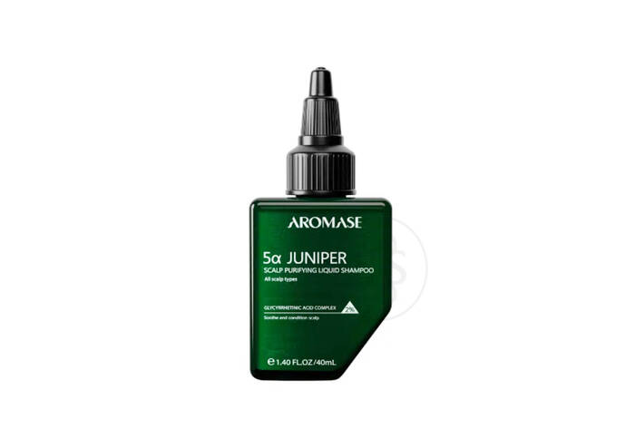 Рідкий пілінг-шампунь для шкіри голови  AROMASE 5α Juniper Scalp Purifying Liquid Shampoo 40 мл