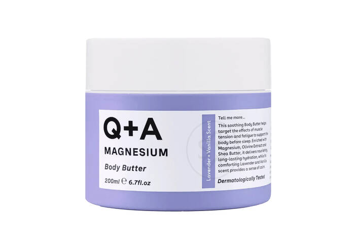Заспокійливий баттер з магнієм Q+A Magnesium Body Butter 200 мл