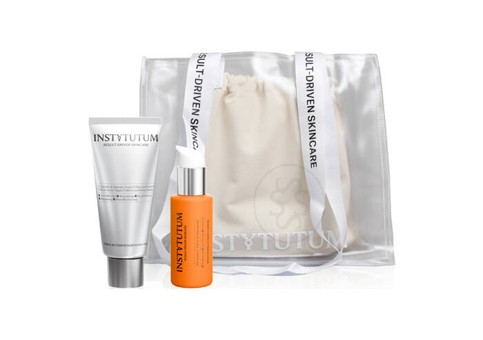 Набір для обличчя INSTYTUTUM Resurfacing Peel and Vitamin C Serum Set