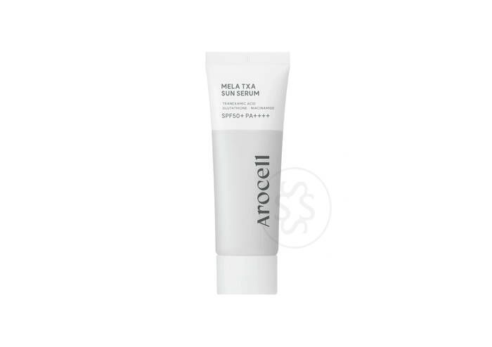 Сонцезахисна сироватка з транексамовою кислотою  AROCELL Mela TXA Sun Serum SPF50+ PA++++ 40 мл