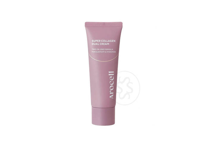 Подвійний крем з колагеном та полінуклеотидами AROCELL Super Collagen Dual Cream 60 мл