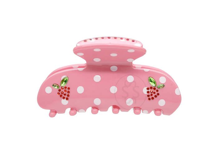 Крабик для волосся EMI JAY Sweetheart Clip in Lychee Berry Dot