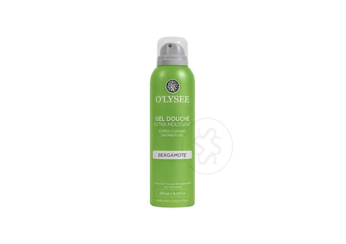 Гель-піна для душу з ароматом бергамоту  O’LYSEE Extra Foaming Shower Gel Bergamotte 200 мл