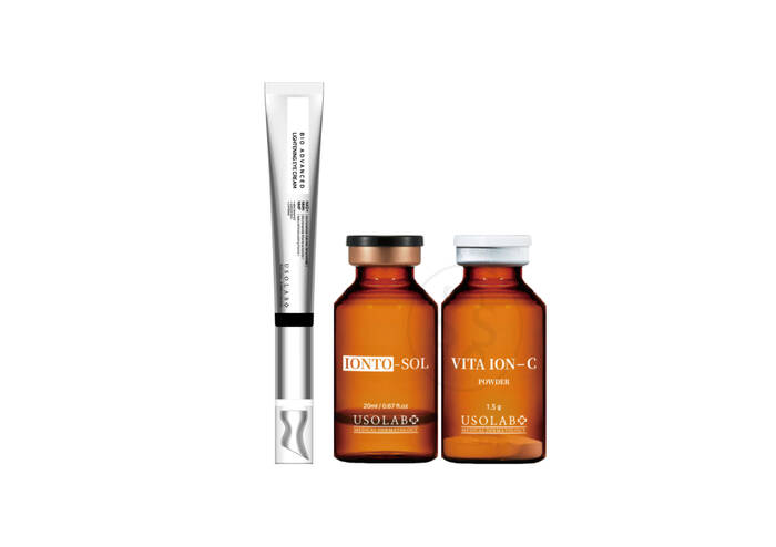 Акційний набір  USOLAB Bio Advanced Lightening Eye Cream + Vita Ion-C Set