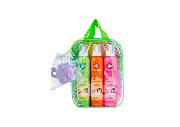 Набір дитячих пінок для купання 3 в 1 O’LYSEE Whipped Shower Foam Set