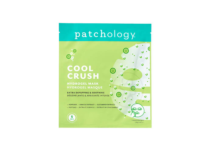 Гідрогелева маска для інтенсивного зменшення набряків обличчя PATCHOLOGY Cool Crush Extra-Depuffing Hydrogel Face Mask 1 шт