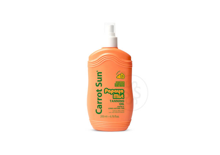 Олія для засмаги CARROT SUN Tanning Oil Papaya Mist 200 мл
