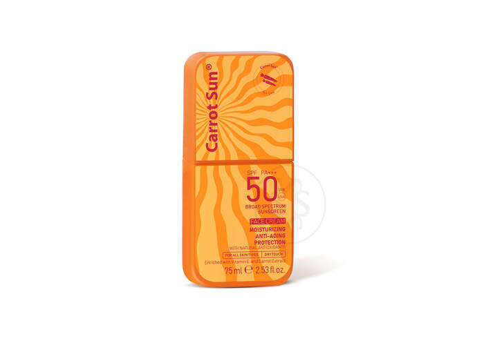 Сонцезахисний крем для обличчя CARROT SUN Broad Spectrum Sunscreen SPF 50+ 75 мл