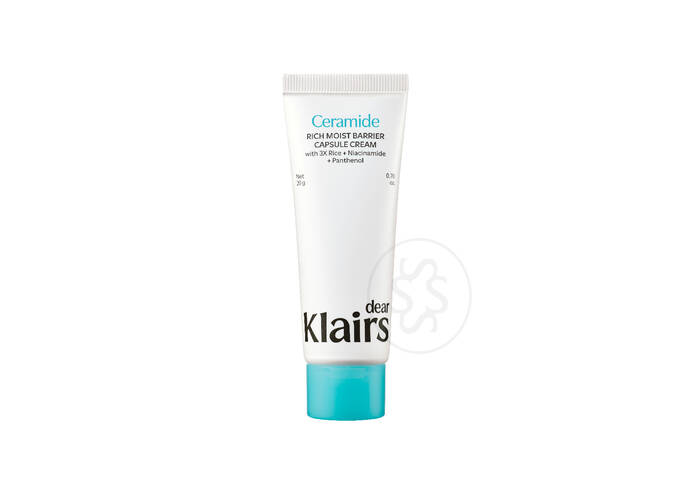 Бар’єрний крем з керамідами для інтенсивного зволоження DEAR, KLAIRS Rich Moist Barrier Capsule Cream 20 мл