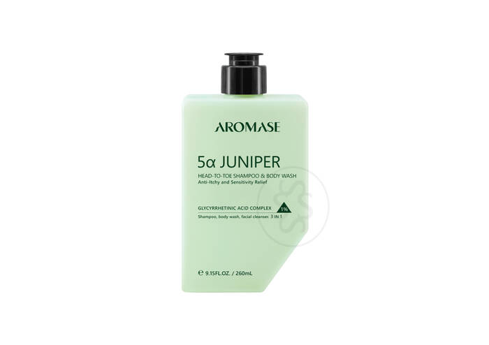 Очищувальний гель-шампунь 3в1 для волосся, тіла та обличчя AROMASE 5α Juniper Head-To-Toe Shampoo & Body Wash 260 мл