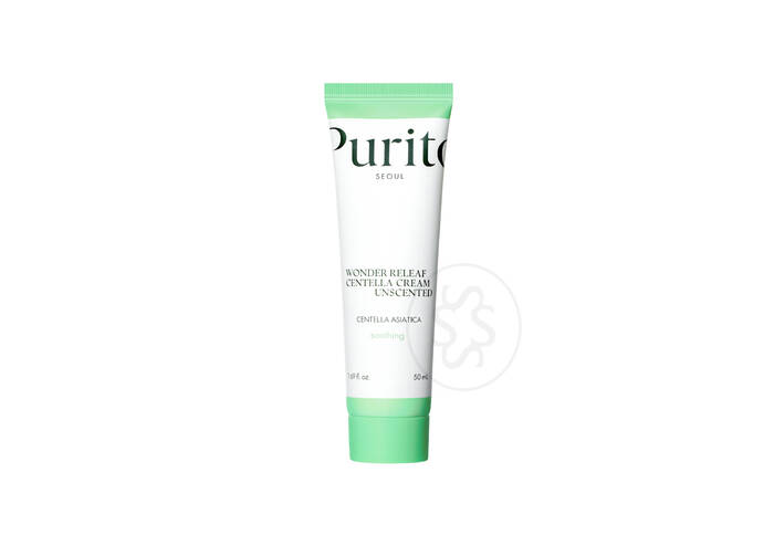 Крем для чутливої шкіри з центелою без ефірних олій PURITO Wonder Releaf Centella Cream Unscented 50 мл