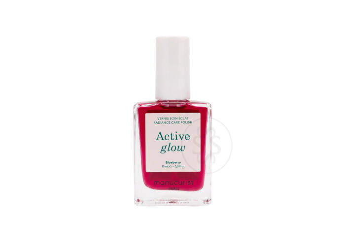 Лак для нігтів з рожевим глянцевим ефектом MANUCURIST Active Glow Blueberry 15 мл