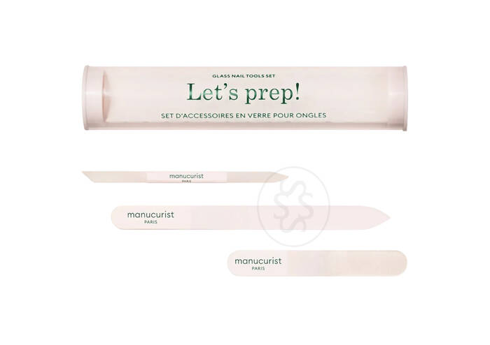Набір аксесуарів для нігтів MANUCURIST Trio Glass Naip Preparation