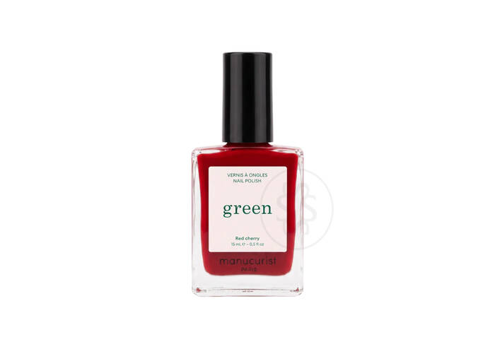 Лак для нігтів з вишнево-червоним відтінком MANUCURIST Green™ Red Cherry 15 мл