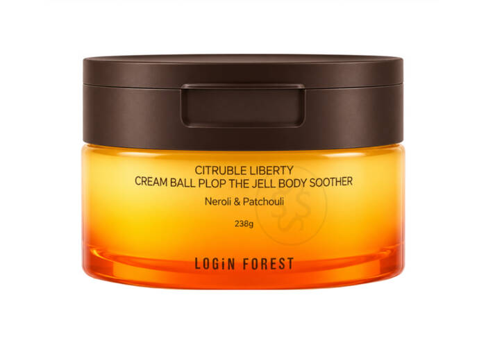 Крем-гель для тіла з ароматом неролі та пачулі LOGIN FOREST Citruble Liberty Cream Ball Plop The Jell Body Soother 238 г