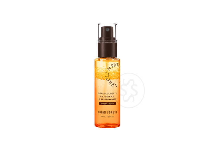 Сироватка сонцезахисна для обличчя і тіла в спреї LOGIN FOREST Citruble Liberty Face & Body Sun Serum Mist SPF50+ PA++++ 50 мл