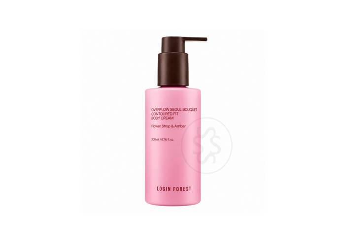 Крем для тіла з ароматом квітів та амбри LOGIN FOREST Overflow Seoul Bouquet Contoured Fit Body Cream 200 мл