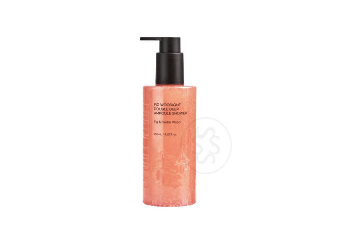 Гель для душа з мікрокапсулами з ароматом інжиру та кедру LOGIN FOREST Fig Woodique Double Deep Ampoule Shower 255 мл