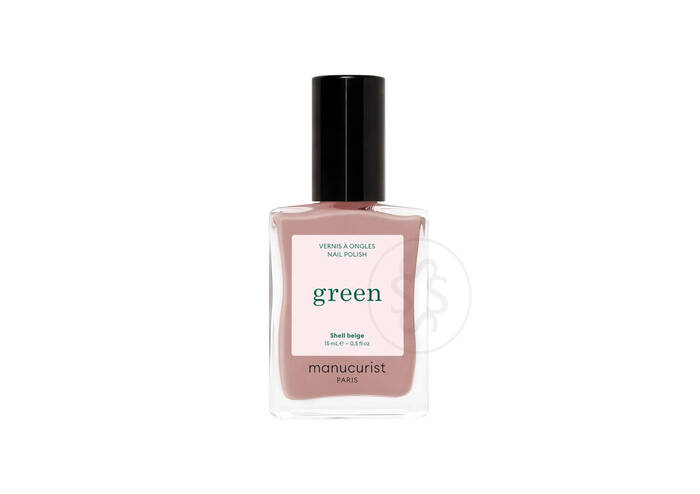 Лак для нігтів з нейтральним бежевим відтінком MANUCURIST Green™ Shell Beige 15 мл